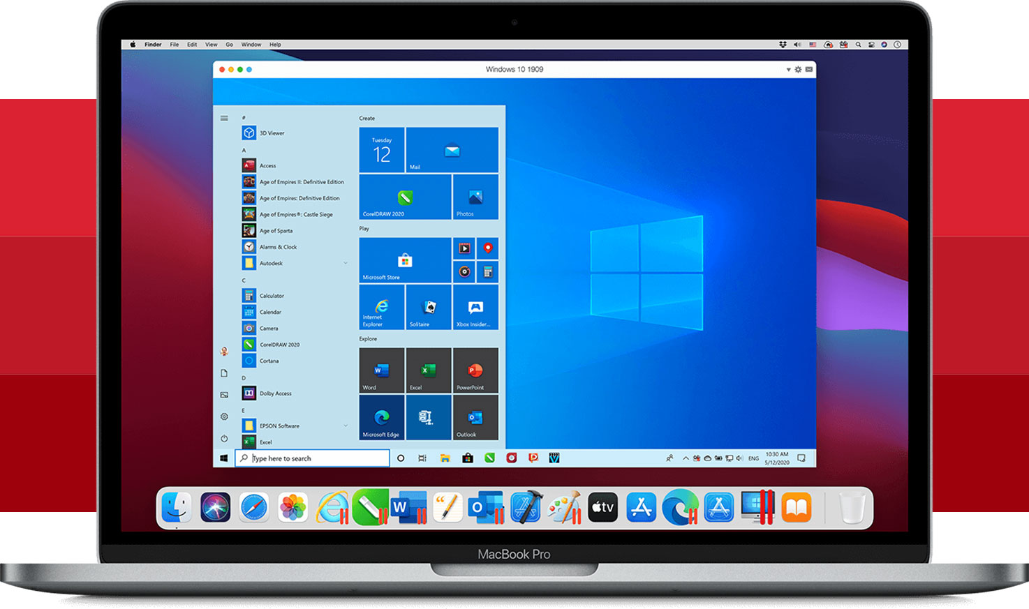 parallels for mac and windows 10